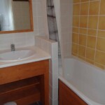T3 Lamadalet à Super-Besse, salle de bain avec baignoire