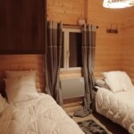 Lama-gîte à Gourdon, chambre 2 avec 2 lits simples 80x200
