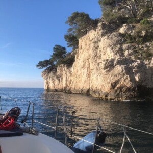 Lamarine, Tibatoanou Sun Odyssey 36i Performance en balade dans les calanques de Cassis