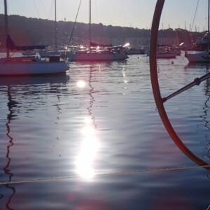 Lamarine, Tibatoanou Sun Odyssey 36i Performance au mouillage dans la baie du Lazaret